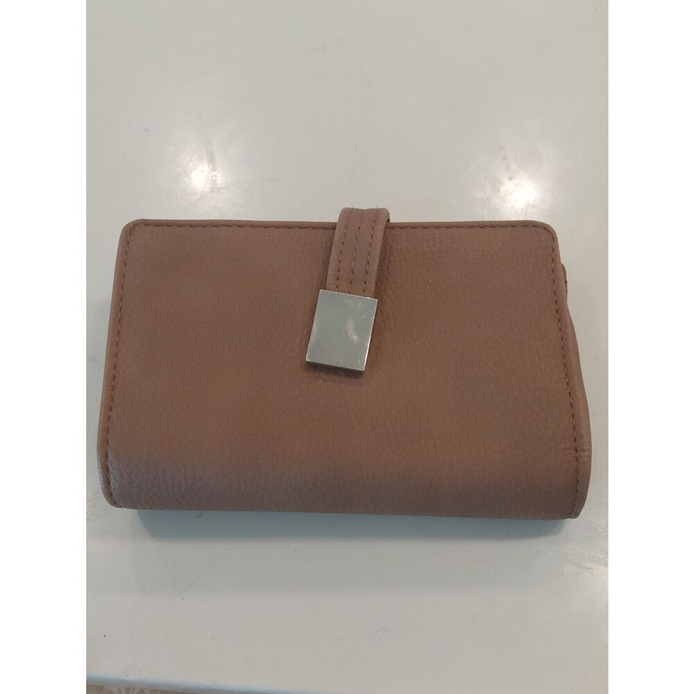 Safe Keeper Structured Taupe Women's Wallet with Gold Detail....NEW
